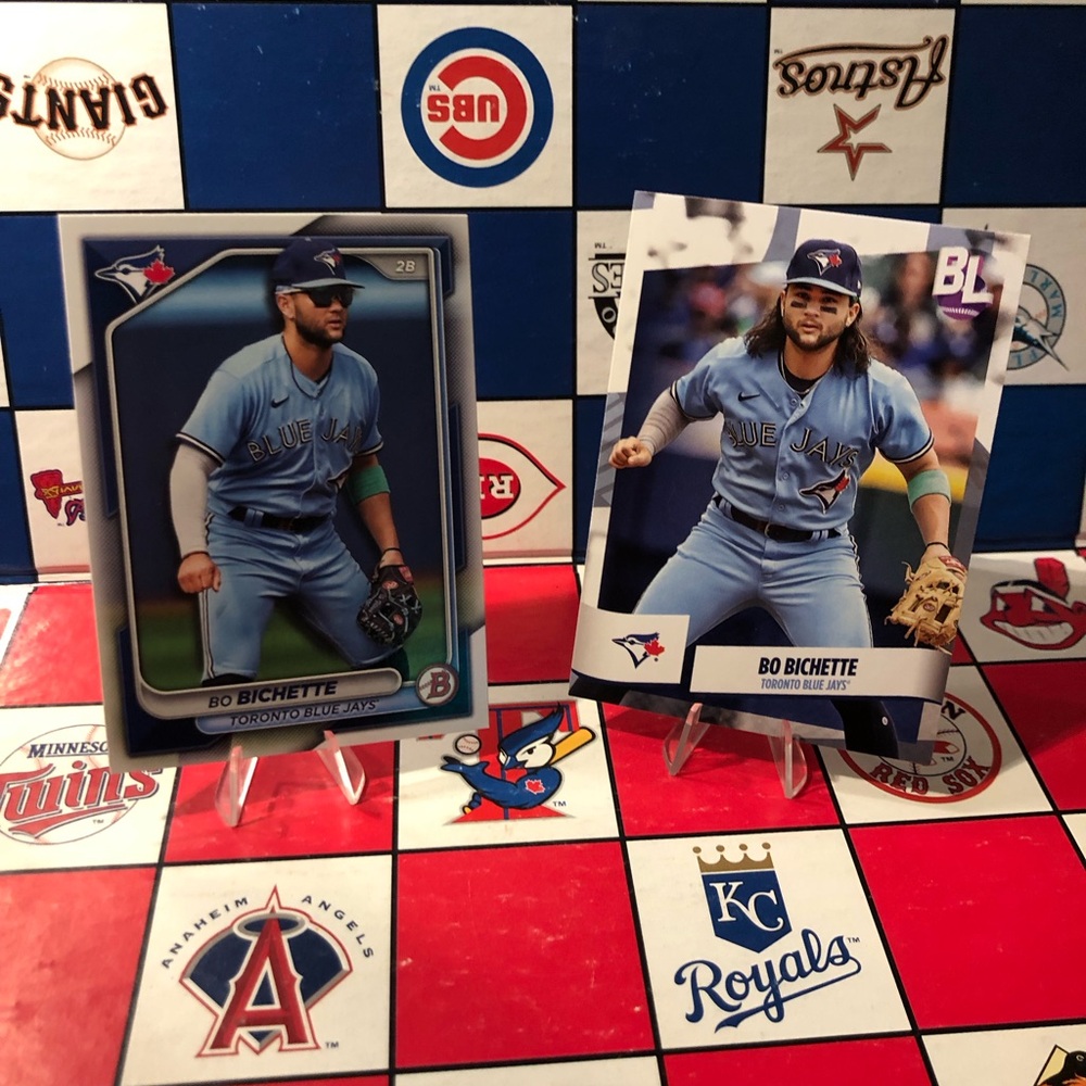 Bo bichette (2 baseball card lot )